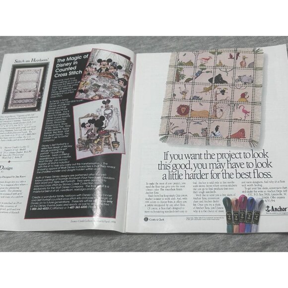 Stoney Creek Cross Stitch Collection Magazine Vol 6 Number 2 Mar/April 1994 Pape - Picture 2 of 8